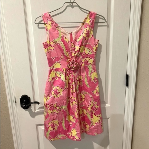 Lilly Pulitzer Hotty Pink Day Parker Dress - Picture 6 of 9